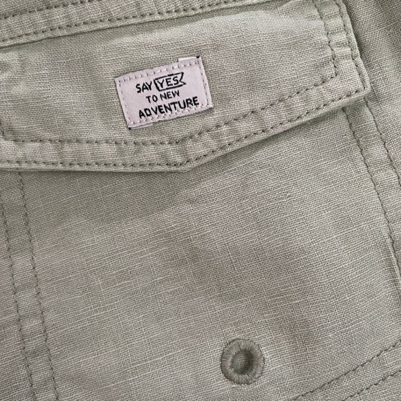 NWT Zara Green Shorts Size 7 (Boy) - Picture 3 of 4